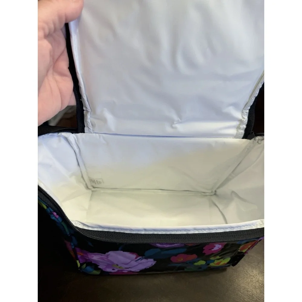 Vera Bradley Lunch Bag Cooler Bag Hilo Metal Crossbody Insulated NWT stay cooler